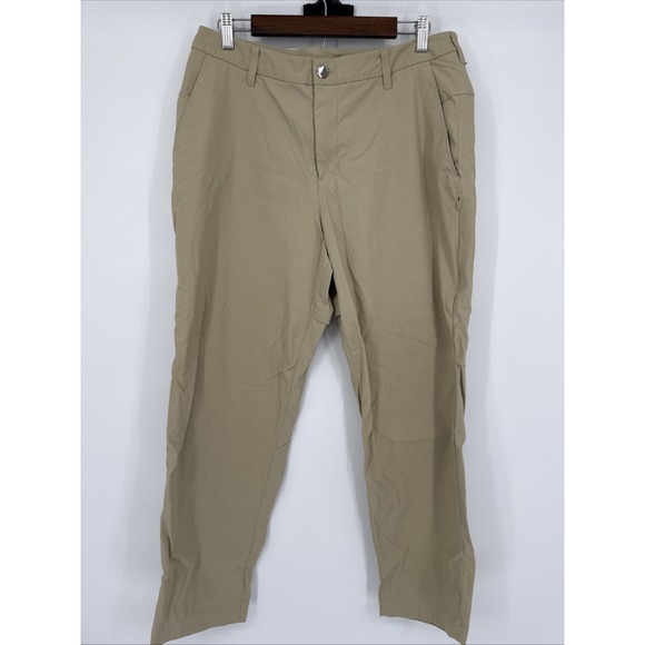 lululemon athletica Other - Lululemon Comission ABC Pants Mens 34 Khaki 5 Pocket Stretch Chino Everyday Golf